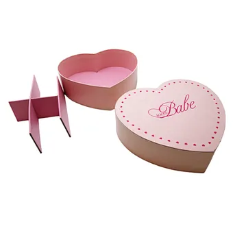 Heart Shape Chocolate Box Custom Design Gift Boxes with Lid Wholesale Candy Christmas Cookie Paper Packing